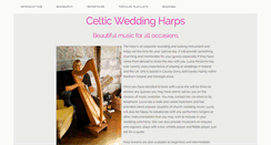 Desktop Screenshot of celticweddingharps.com